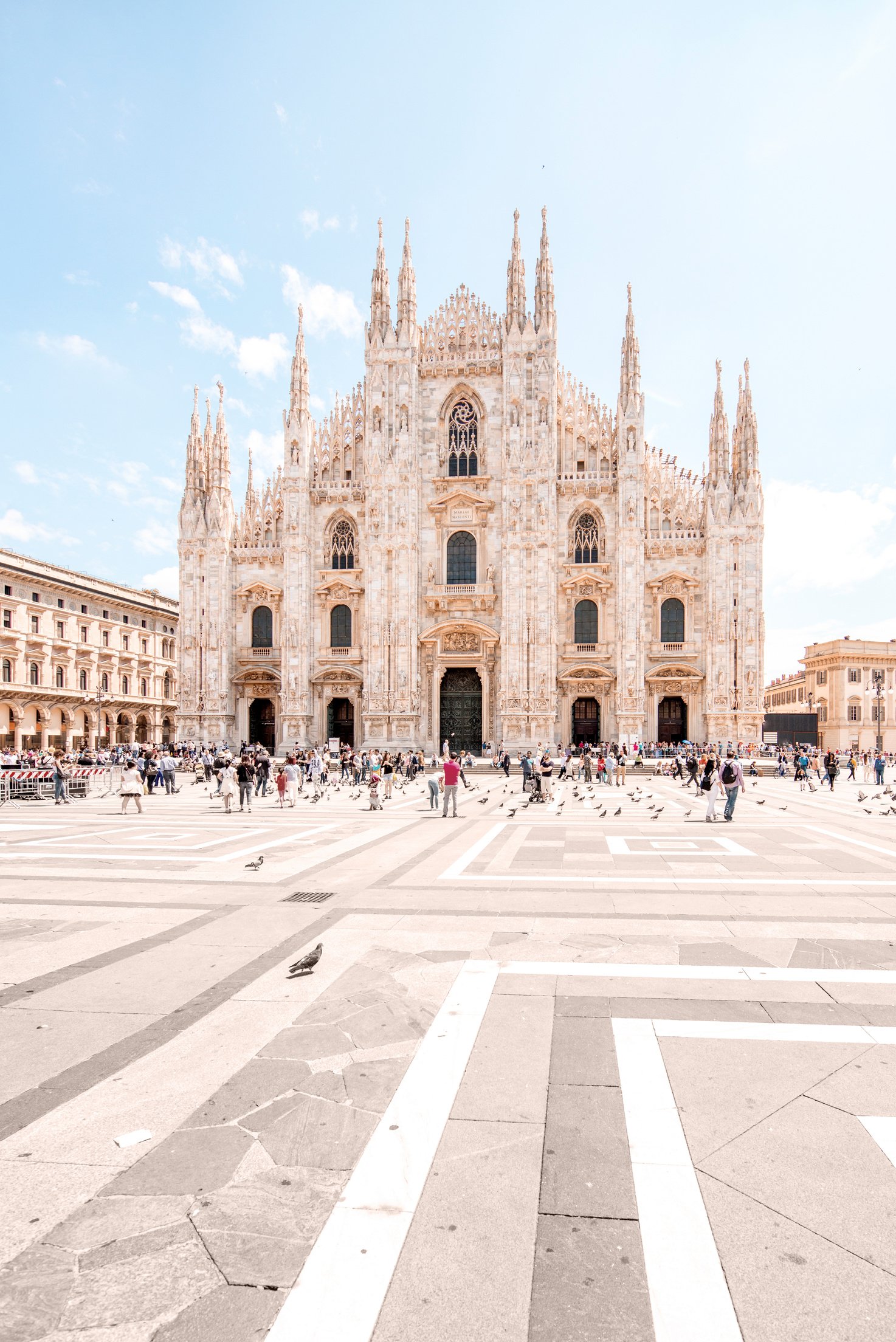 Duomo in Milan city